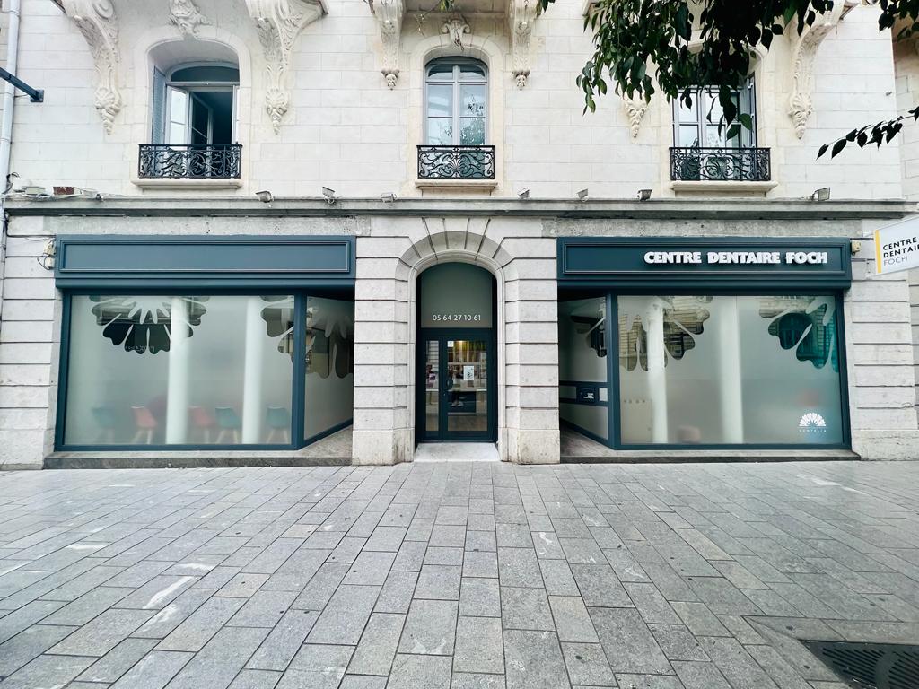 Chantier aménagement du cabinet dentaire DENTALIA à Pau