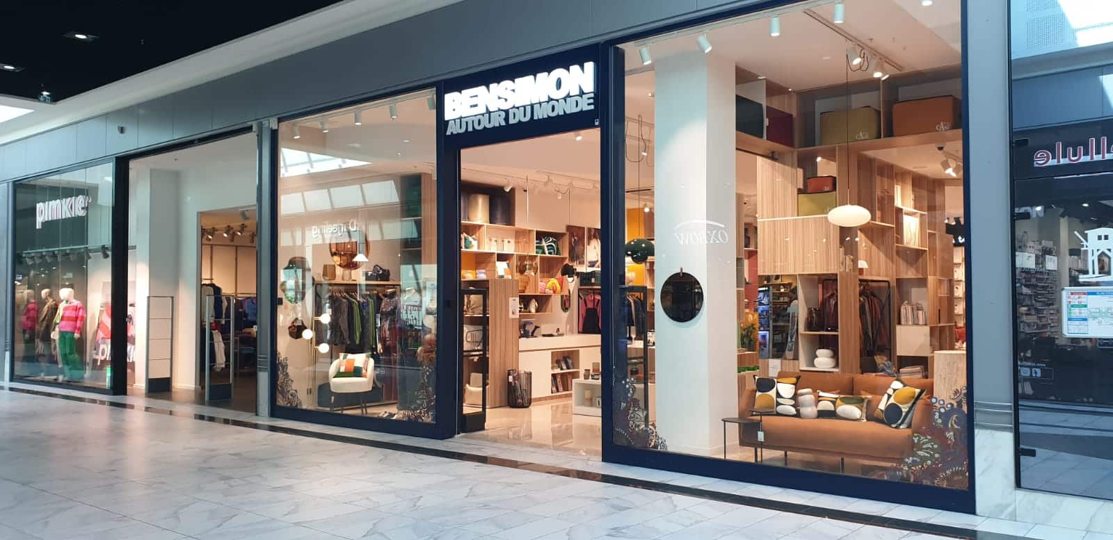Réalisation de la nouvelle boutique BENSIMON à Bordeaux Bègles par l'entreprise de peinture Barthélémy