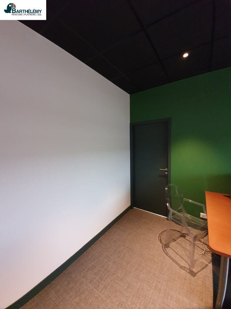 Peinture des murs intérieurs par l'entreprise Barthélémy Pau