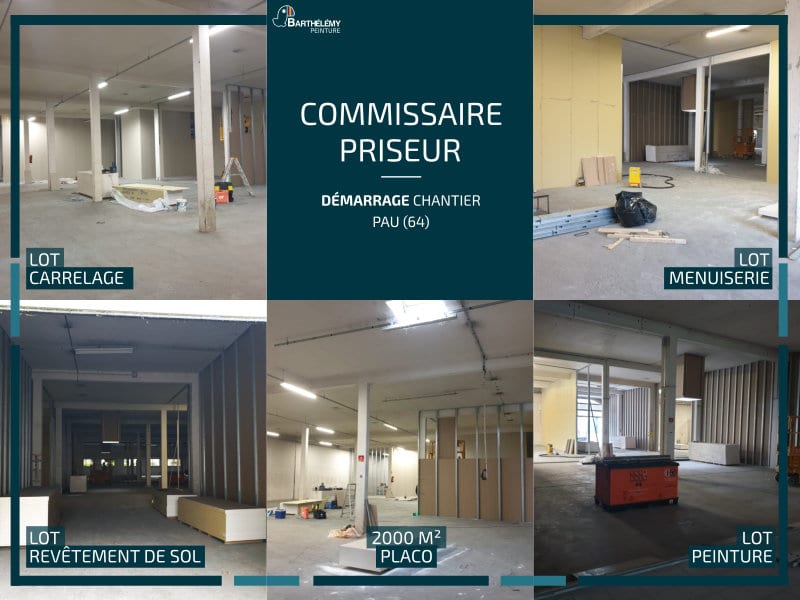 Réalisation de l'étude commissaires priseurs Carrère & Laborie à Pau